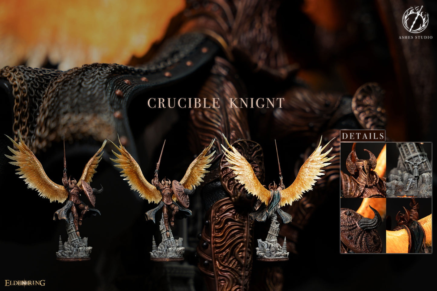 ASHES STUDIO – ELDEN RING: CRUCIBLE KNIGHT [PRE-ORDER]