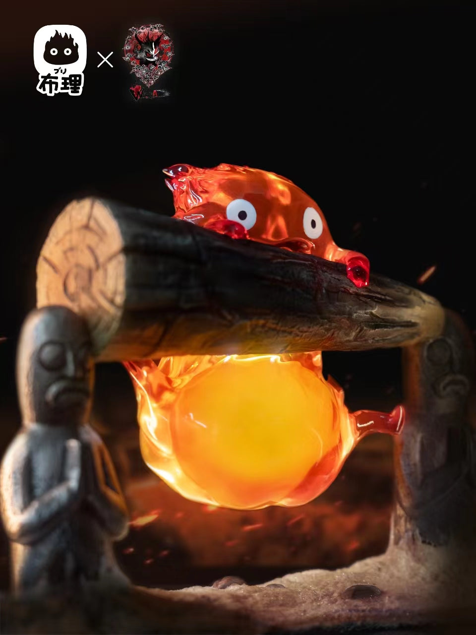 BURI x WEARE A DESIGN STUDIO – HOWL’S MOVING CASTLE: CALCIFER NIGHT LIGHT [IN STOCK]