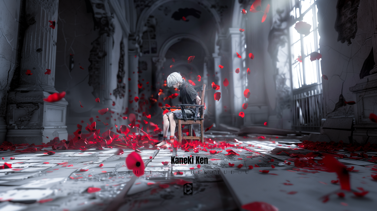 BW STUDIO – TOKYO GHOUL: CHAIR SITTING KEN KANEKI [IN STOCK]