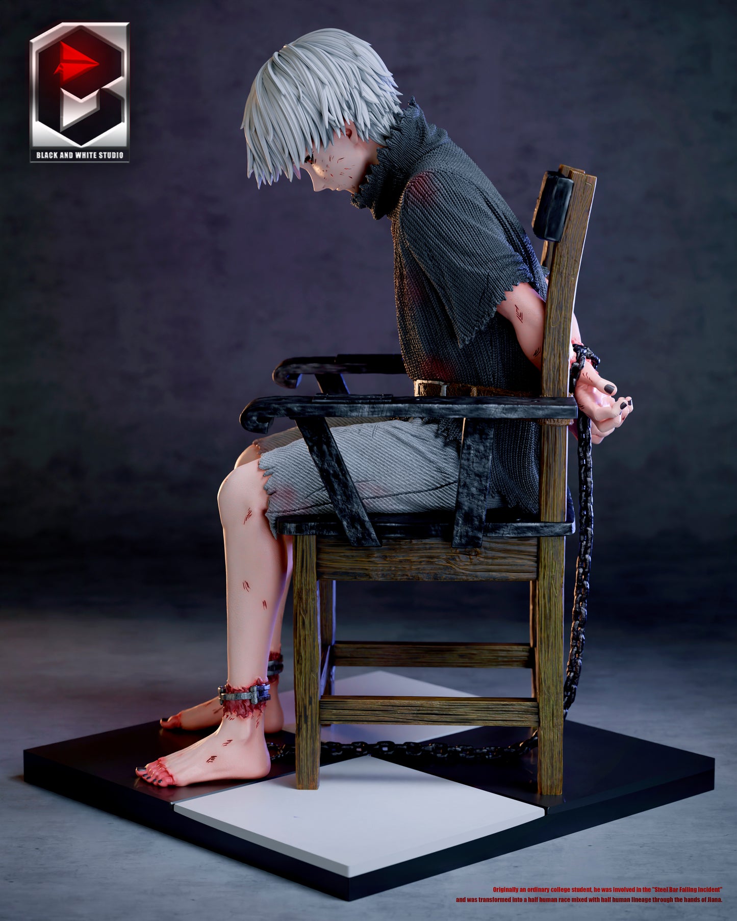 BW STUDIO – TOKYO GHOUL: CHAIR SITTING KEN KANEKI [IN STOCK]