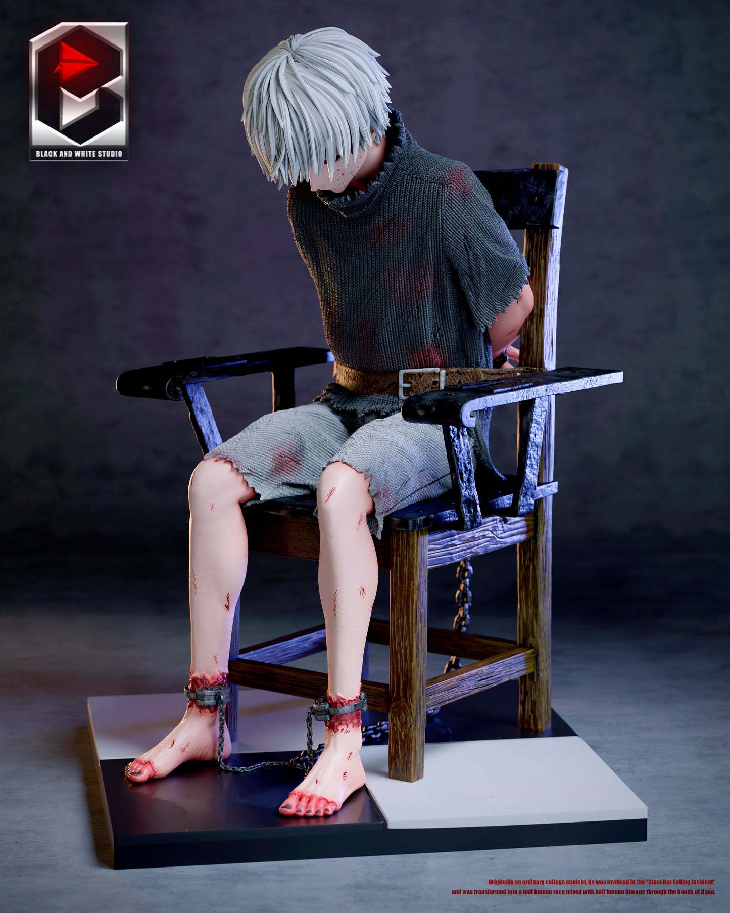 BW STUDIO – TOKYO GHOUL: CHAIR SITTING KEN KANEKI [IN STOCK]