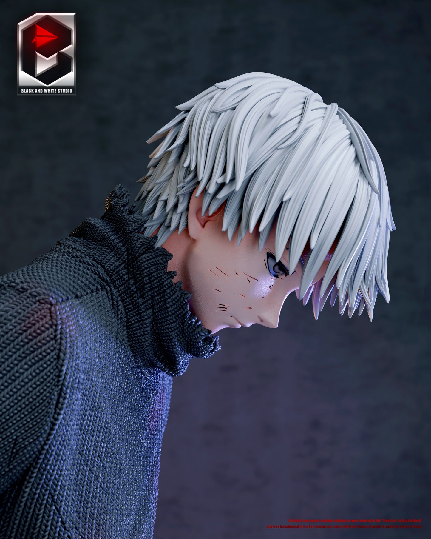 BW STUDIO – TOKYO GHOUL: CHAIR SITTING KEN KANEKI [IN STOCK]