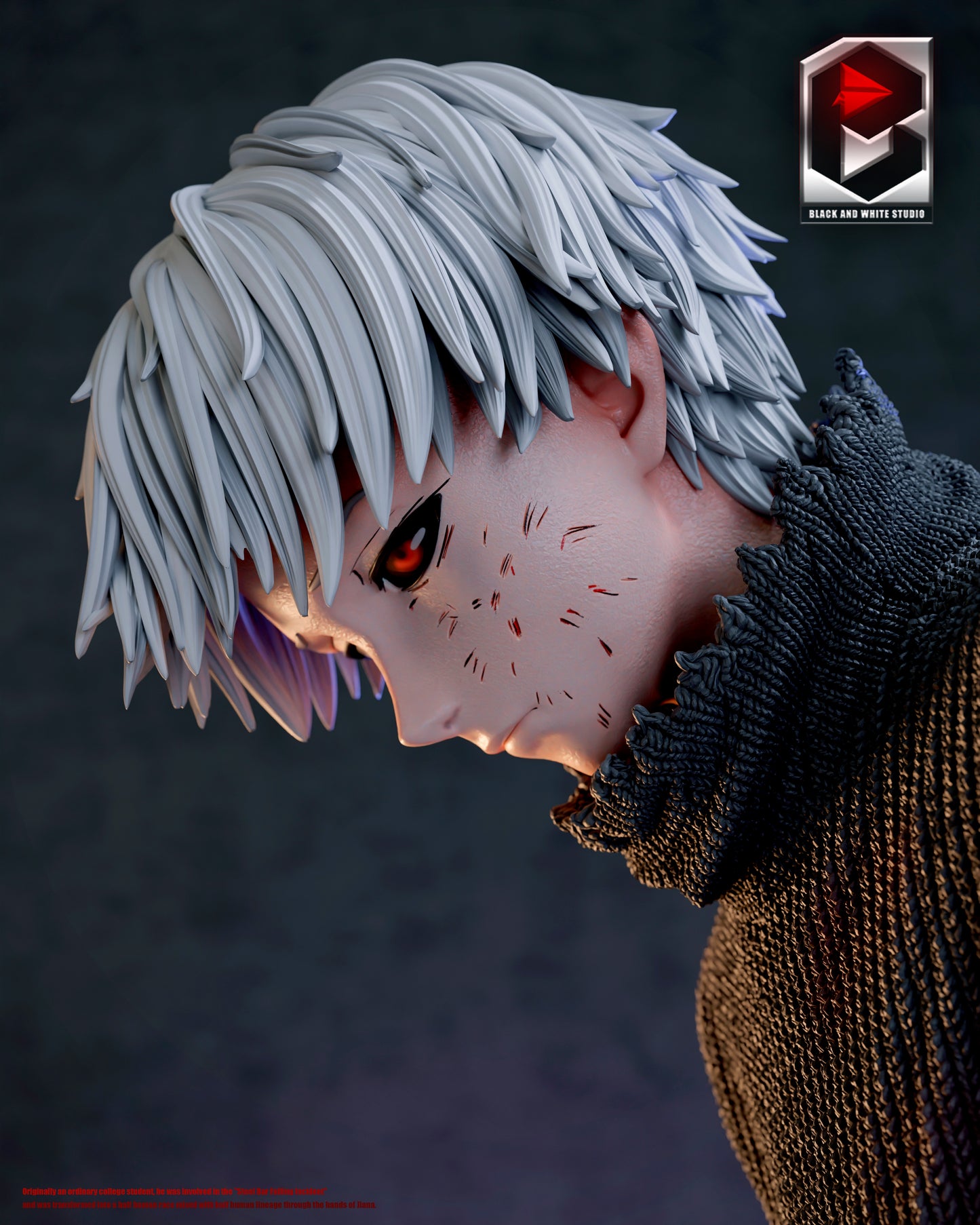 BW STUDIO – TOKYO GHOUL: CHAIR SITTING KEN KANEKI [IN STOCK]