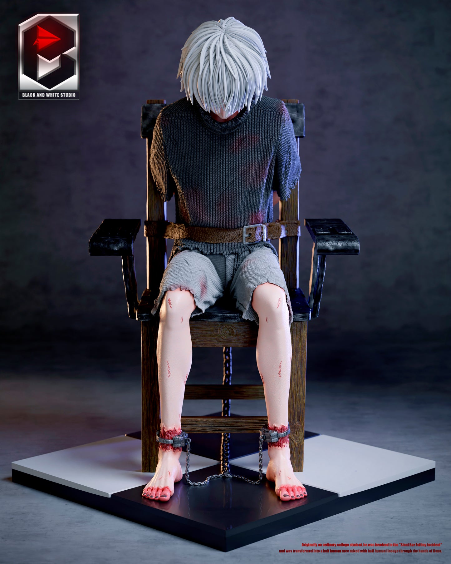 BW STUDIO – TOKYO GHOUL: CHAIR SITTING KEN KANEKI [IN STOCK]