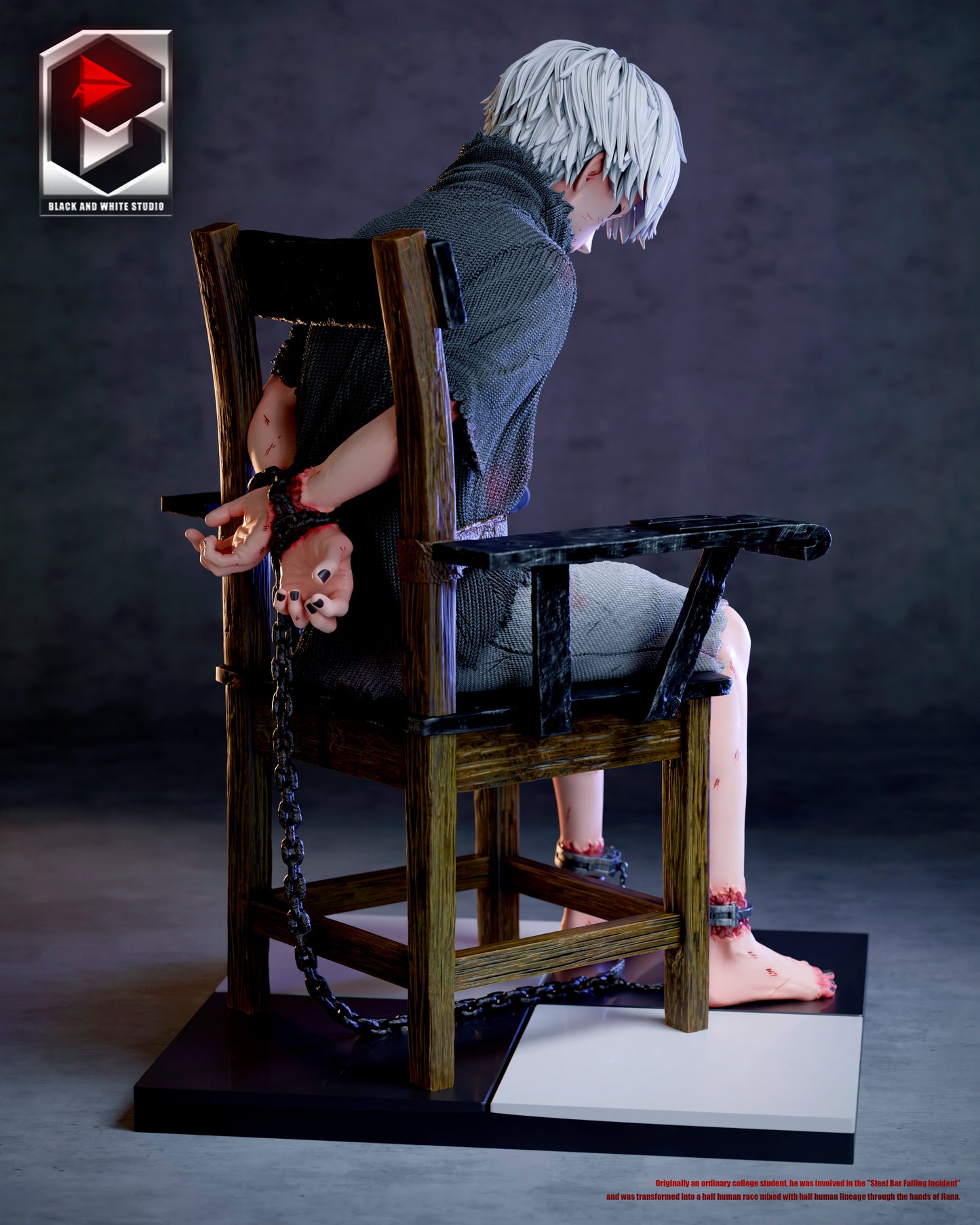 BW STUDIO – TOKYO GHOUL: CHAIR SITTING KEN KANEKI [IN STOCK]