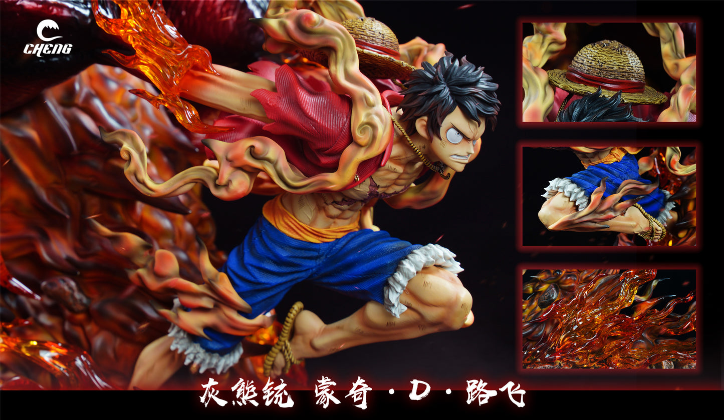 CHENG STUDIO – ONE PIECE: MONSTER TRIO SERIES 1. GRIZZLY MAGNUM LUFFY [IN STOCK]