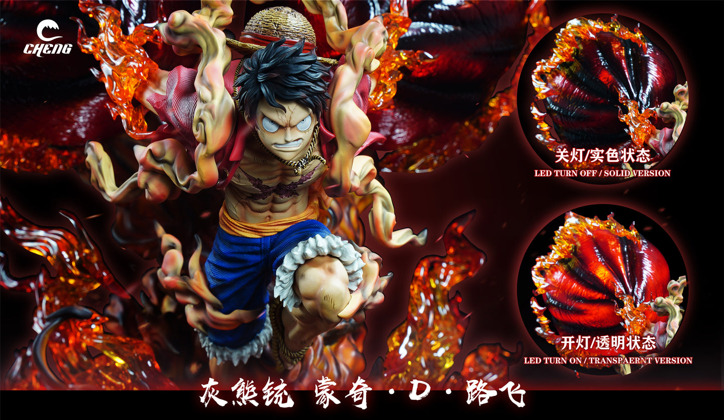 CHENG STUDIO – ONE PIECE: MONSTER TRIO SERIES 1. GRIZZLY MAGNUM LUFFY [IN STOCK]