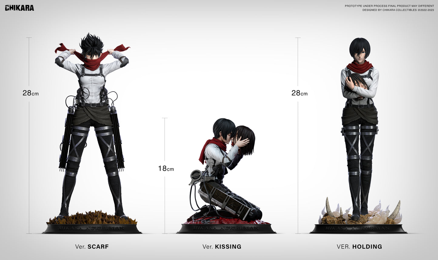 CHIKARA STUDIO – ATTACK ON TITAN: GOODBYE EREN MIKASA ACKERMAN [PRE-ORDER]