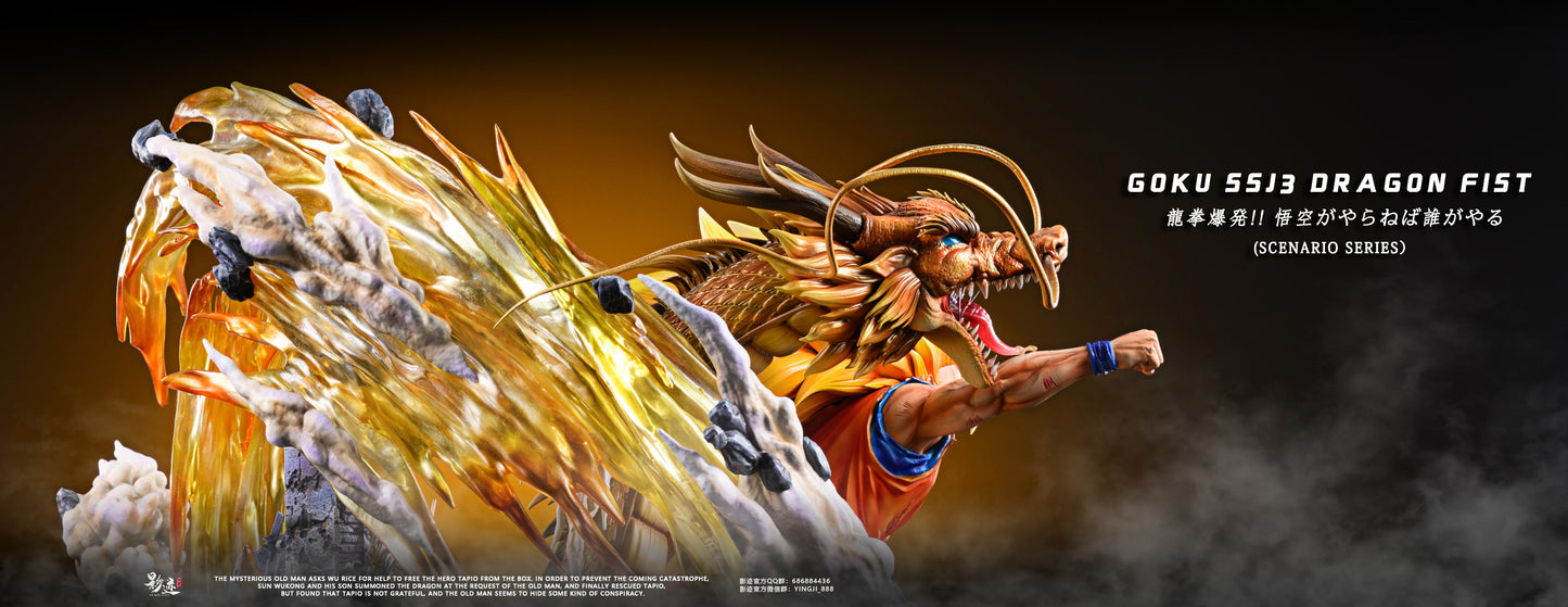 DIM MODEL STUDIO – DRAGON BALL Z: SUPER SAIYAN 3 DRAGON FIST GOKU [PRE-ORDER]