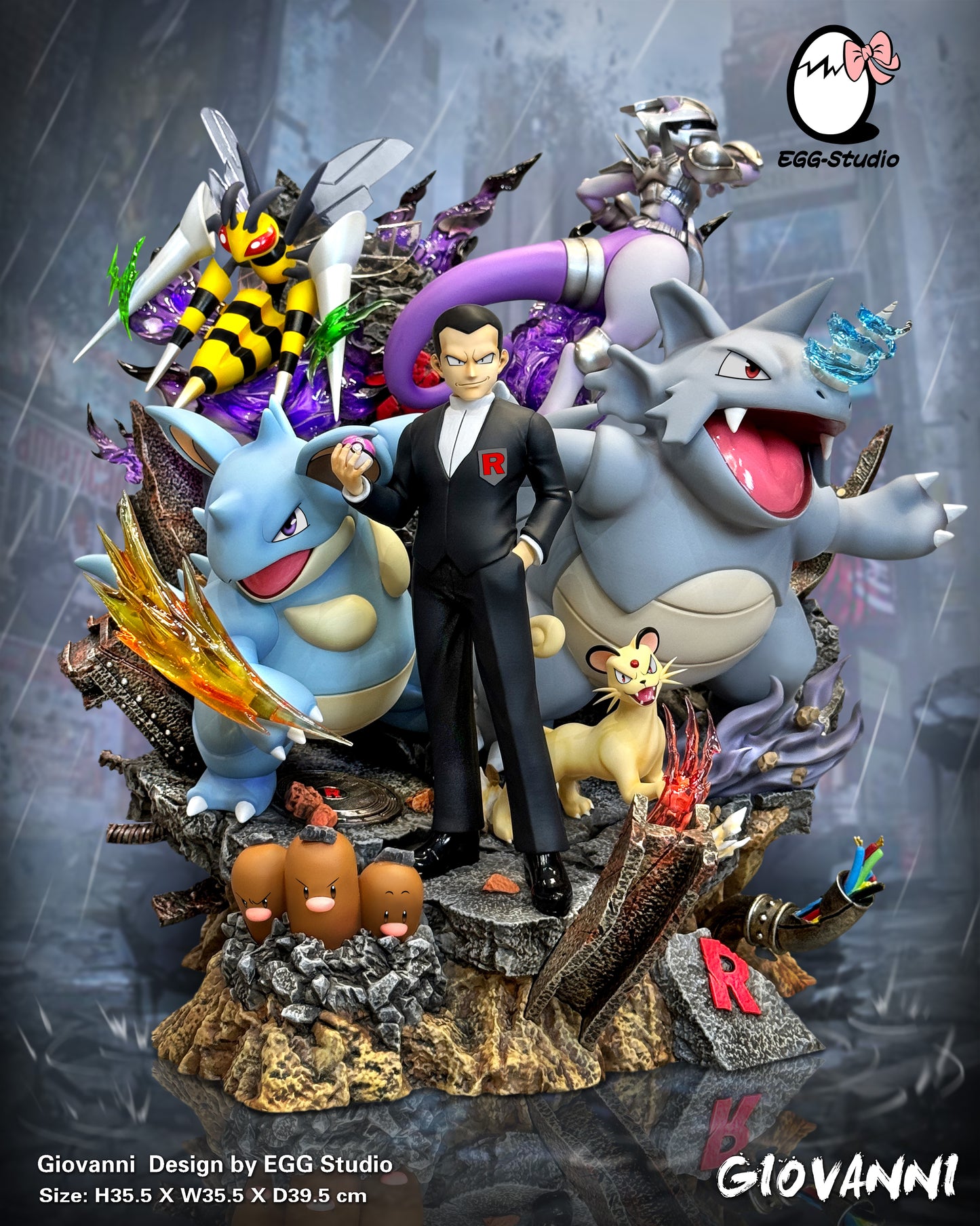 EGG STUDIO – POKEMON: CHARACTER SERIES, TEAM ROCKET BOSS GIOVANNI [IN STOCK]