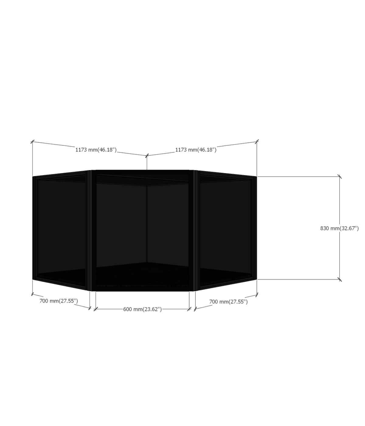 MODUSPACE – MAX PLUS SERIES 45° CORNER [IN STOCK]