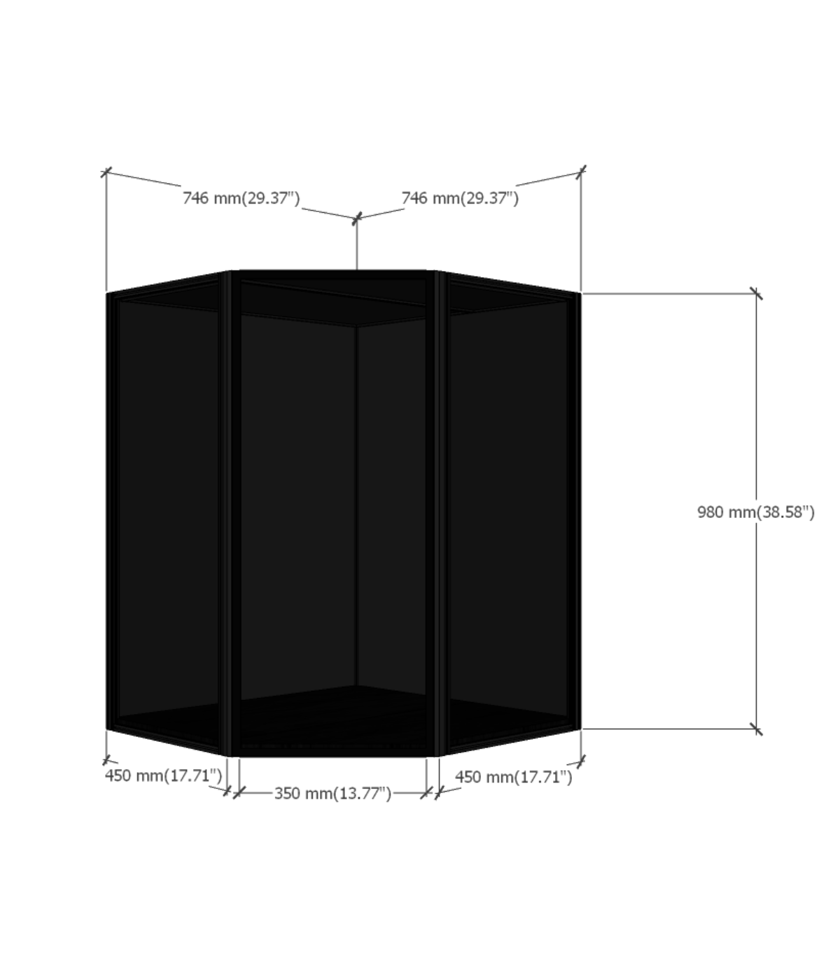 MODUSPACE – SIXTH SERIES 45° CORNER [IN STOCK]