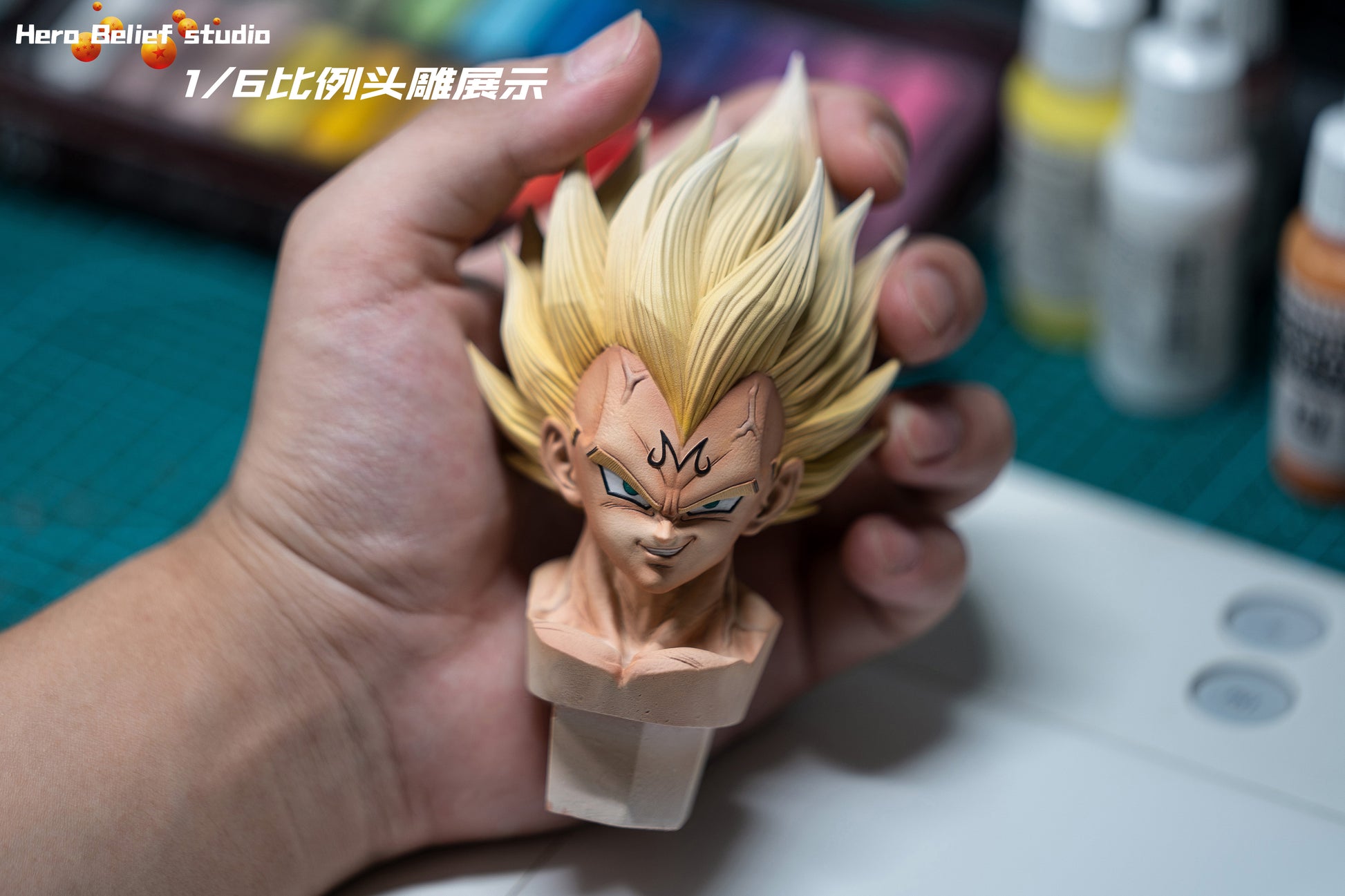 DIM MODEL STUDIO – DRAGON BALL Z: MAJIN VEGETA BUST 1/1 [PRE-ORDER