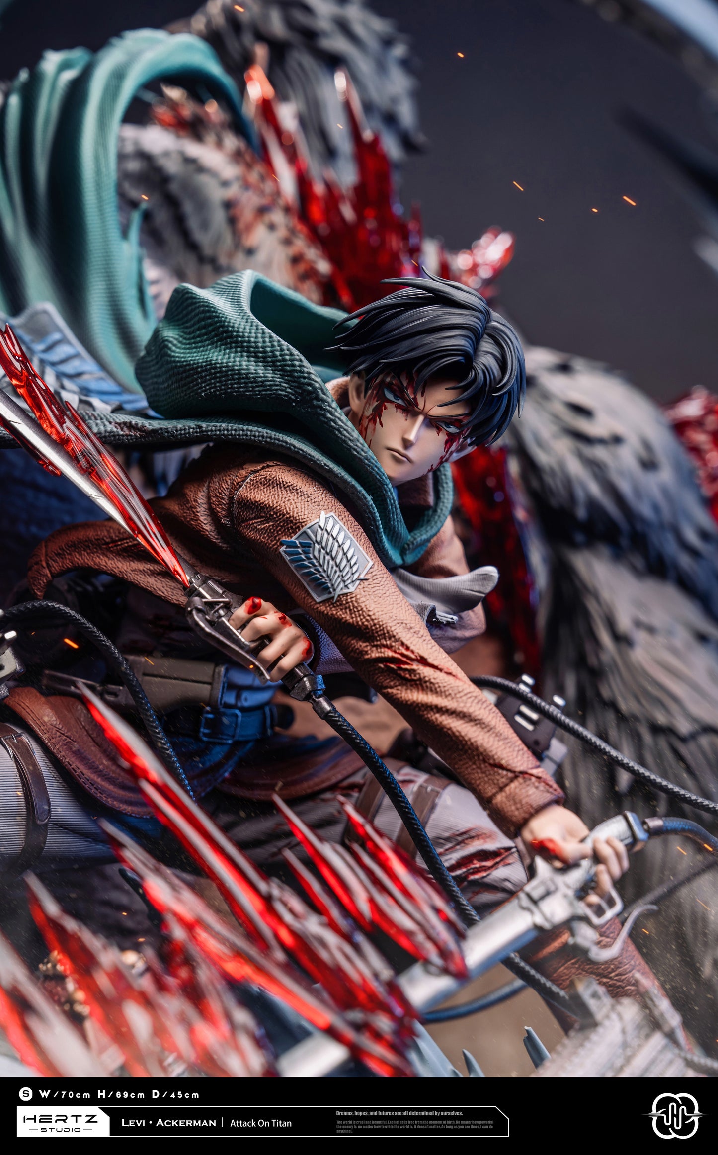 HERTZ STUDIO – ATTACK ON TITAN: 1. LEVI ACKERMAN VS BEAST TITAN [IN STOCK]