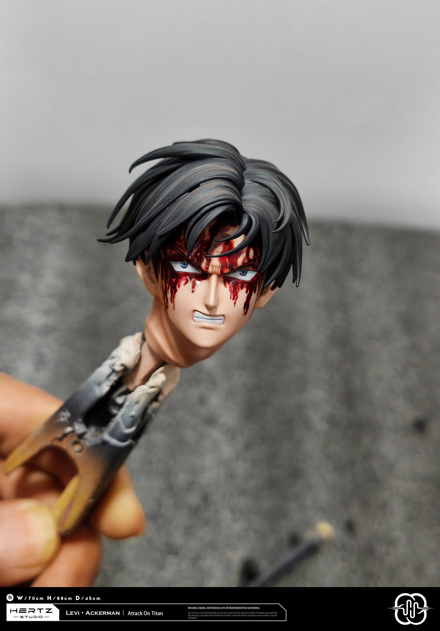 HERTZ STUDIO – ATTACK ON TITAN: 1. LEVI ACKERMAN VS BEAST TITAN [IN STOCK]