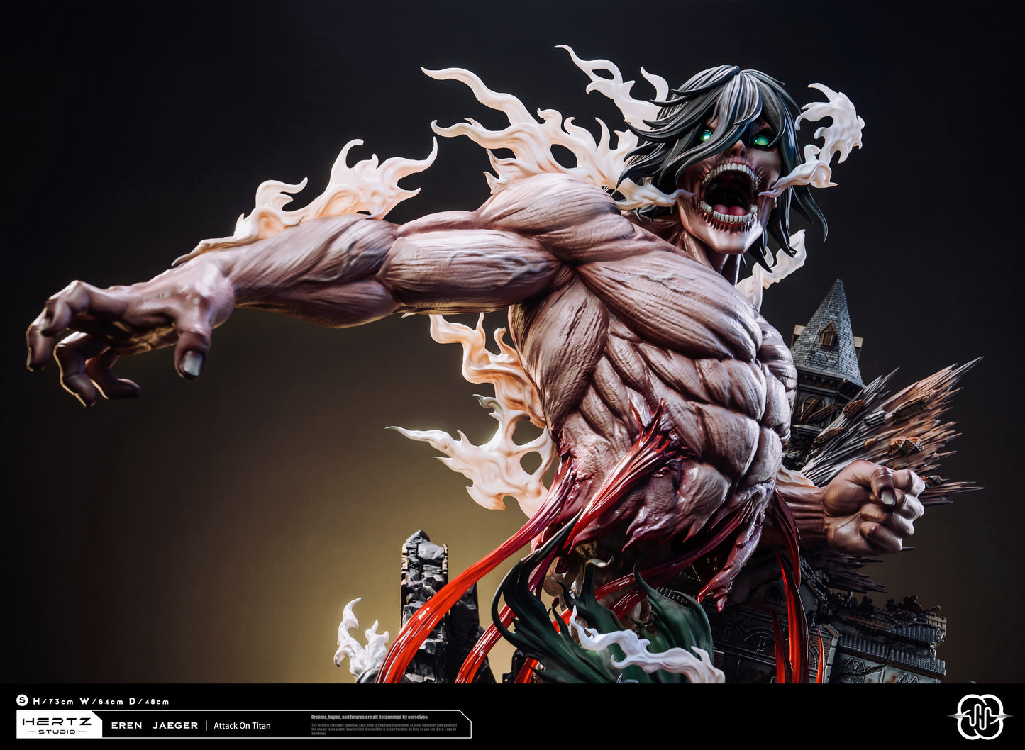 HERTZ STUDIO – ATTACK ON TITAN: 2. EREN JAEGER, THE ATTACK TITAN [PRE-ORDER]