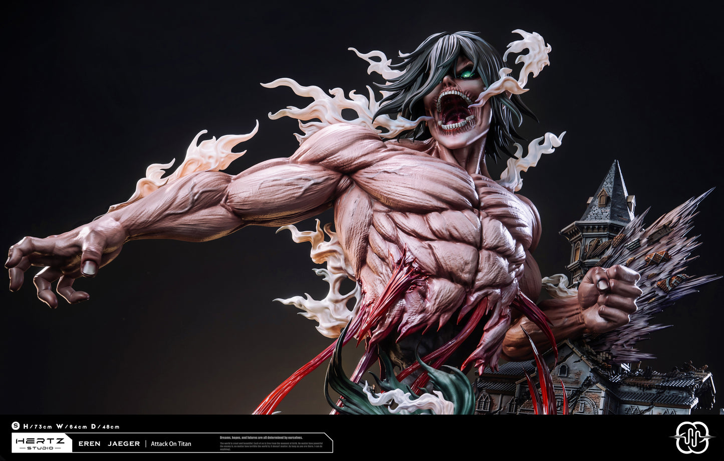 HERTZ STUDIO – ATTACK ON TITAN: 2. EREN JAEGER, THE ATTACK TITAN [PRE-ORDER]