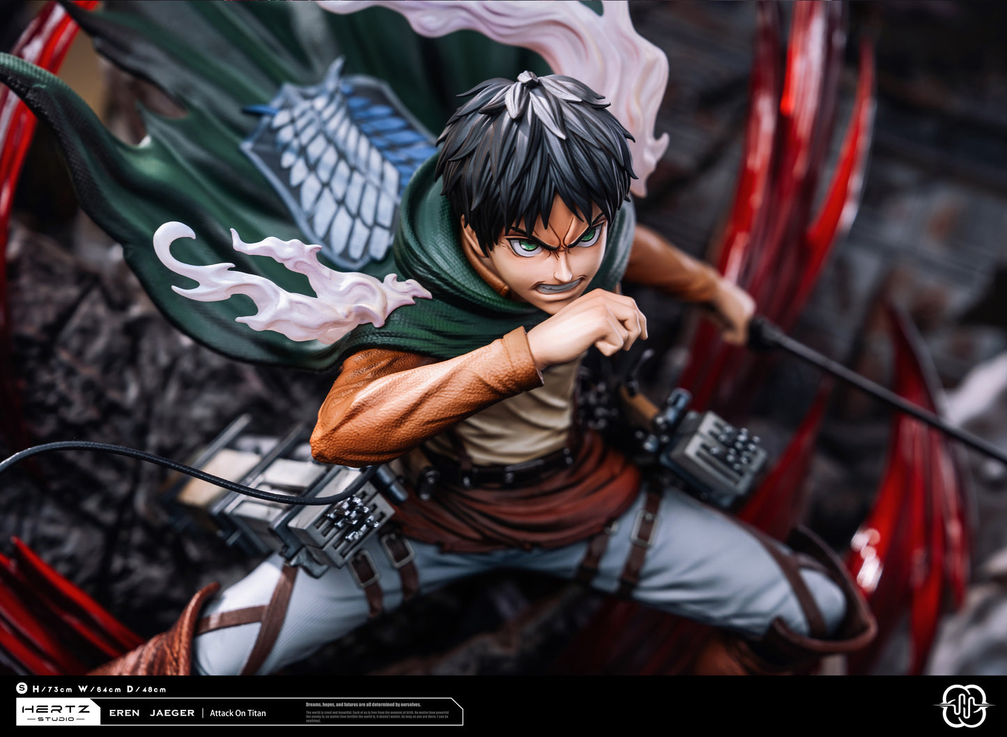 HERTZ STUDIO – ATTACK ON TITAN: 2. EREN JAEGER, THE ATTACK TITAN [PRE-ORDER]