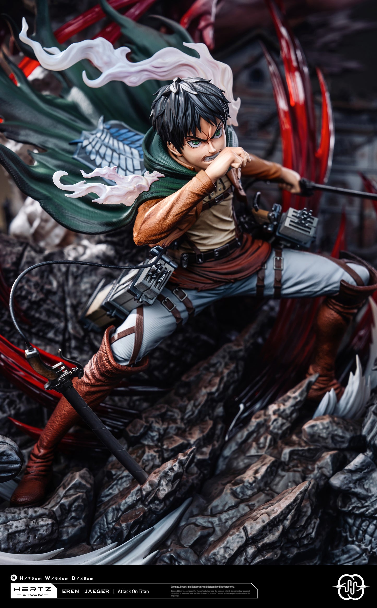 HERTZ STUDIO – ATTACK ON TITAN: 2. EREN JAEGER, THE ATTACK TITAN [PRE-ORDER]