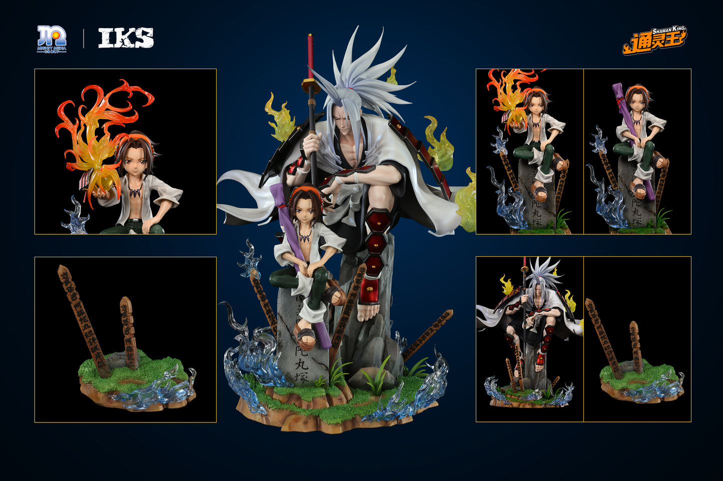 IRON KITE STUDIO – SHAMAN KING: ASAKURA YOH AND AMIDAMARU (LICENSED) [SOLD OUT]