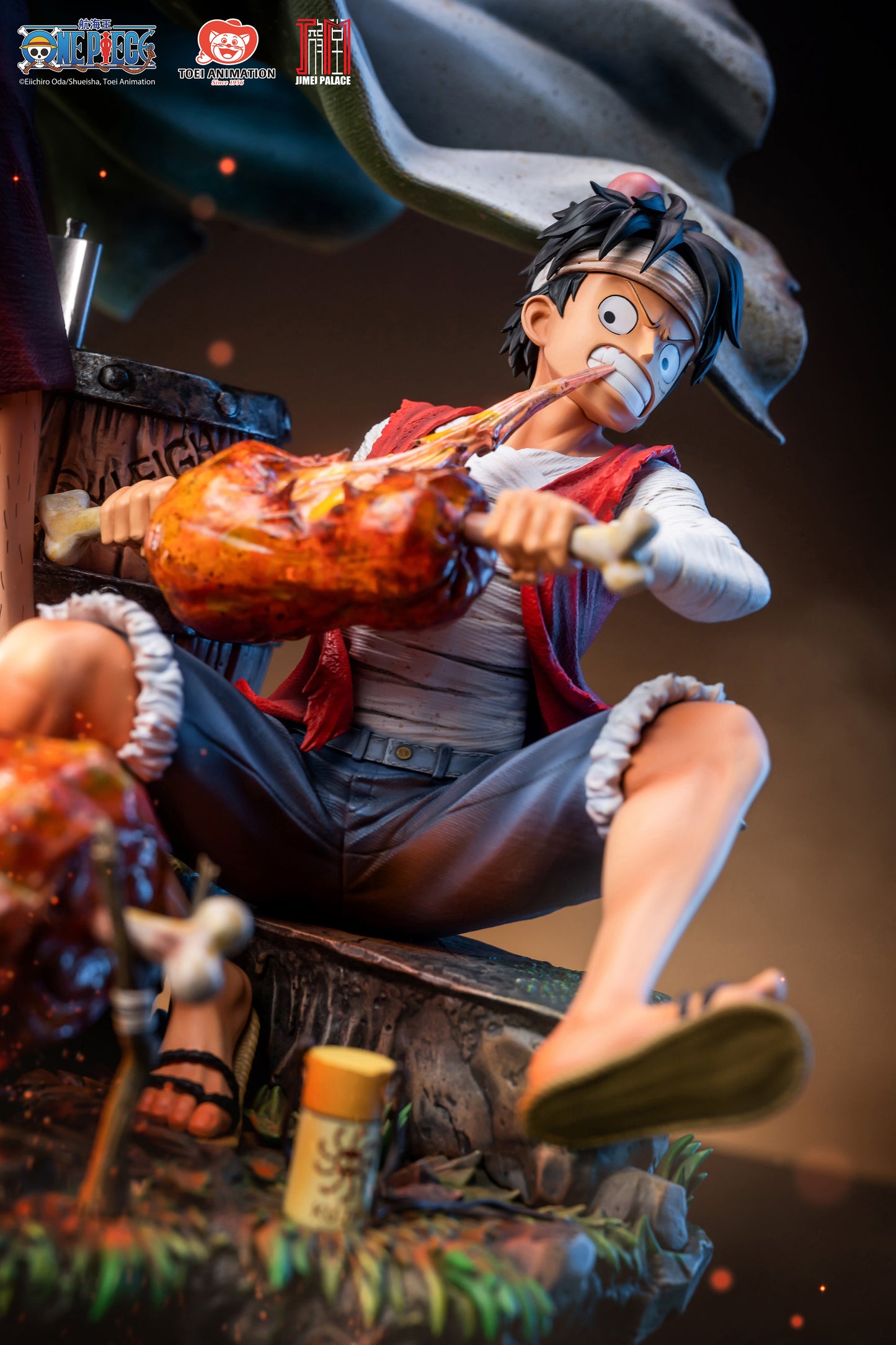 JIMEI PALACE STUDIO – ONE PIECE: MINI STATUE SERIES, LUFFY AND RAYLEIGH (LICENSED) [IN STOCK]