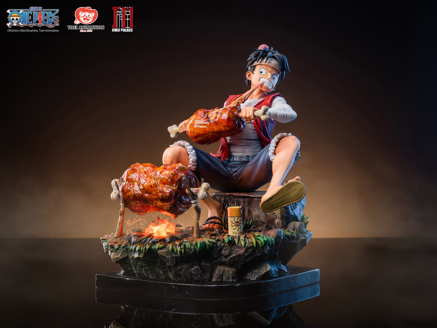 JIMEI PALACE STUDIO – ONE PIECE: MINI STATUE SERIES, LUFFY AND RAYLEIGH (LICENSED) [IN STOCK]