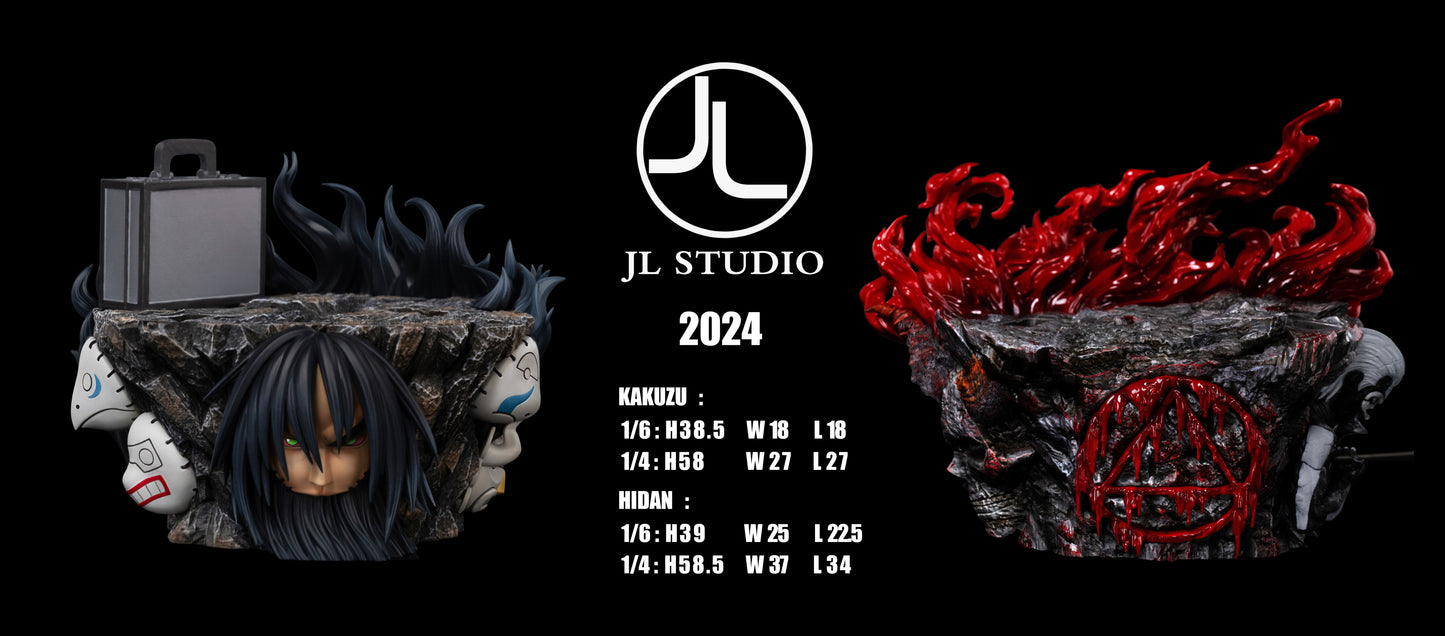 JL x SURGE STUDIO – NARUTO: AKATSUKI STANDING SERIES, KAKUZU AND HIDAN [PRE-ORDER]