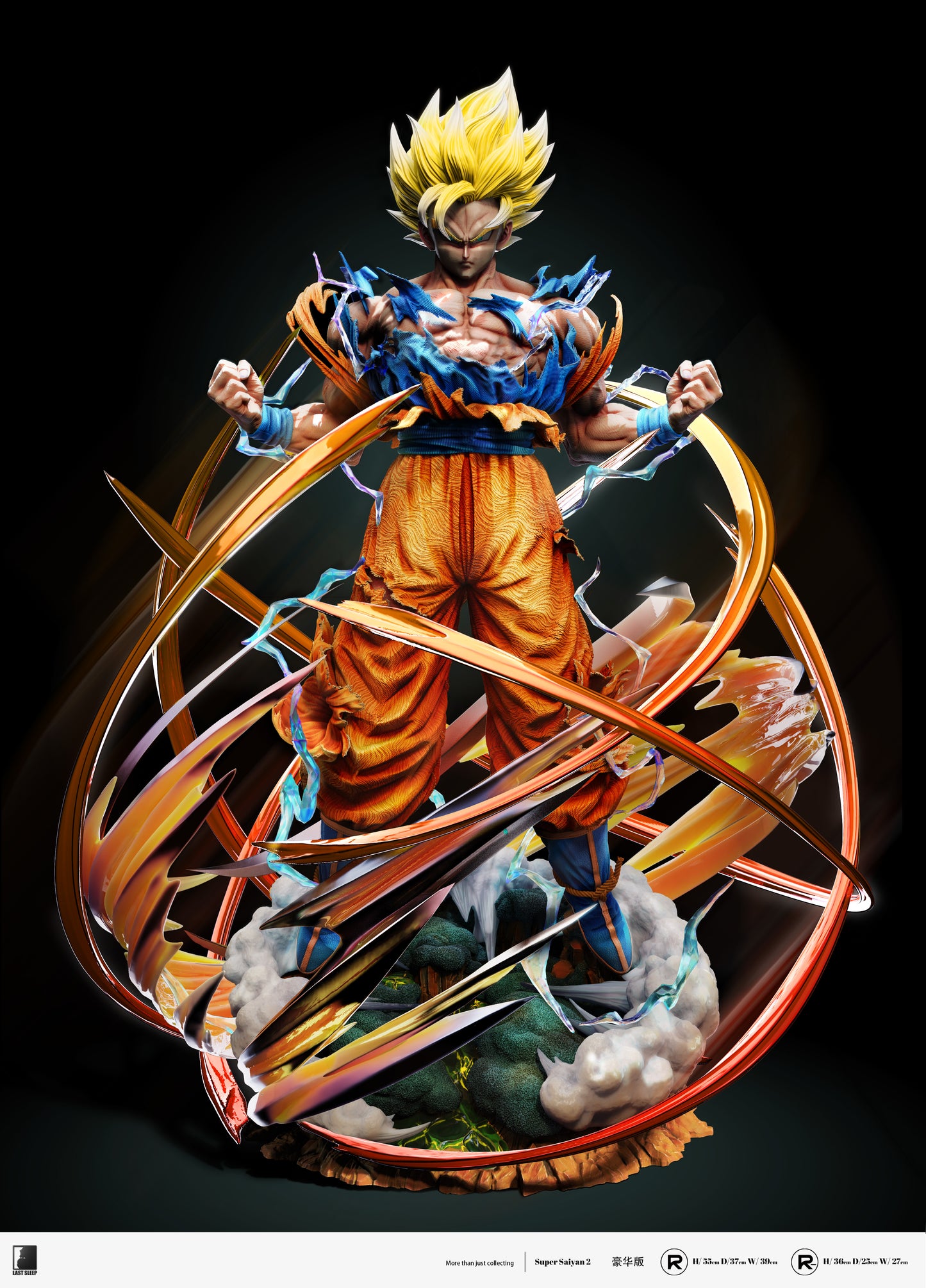 LAST SLEEP STUDIO – DRAGON BALL Z: SUPER SAIYAN 2 GOKU [PRE-ORDER]