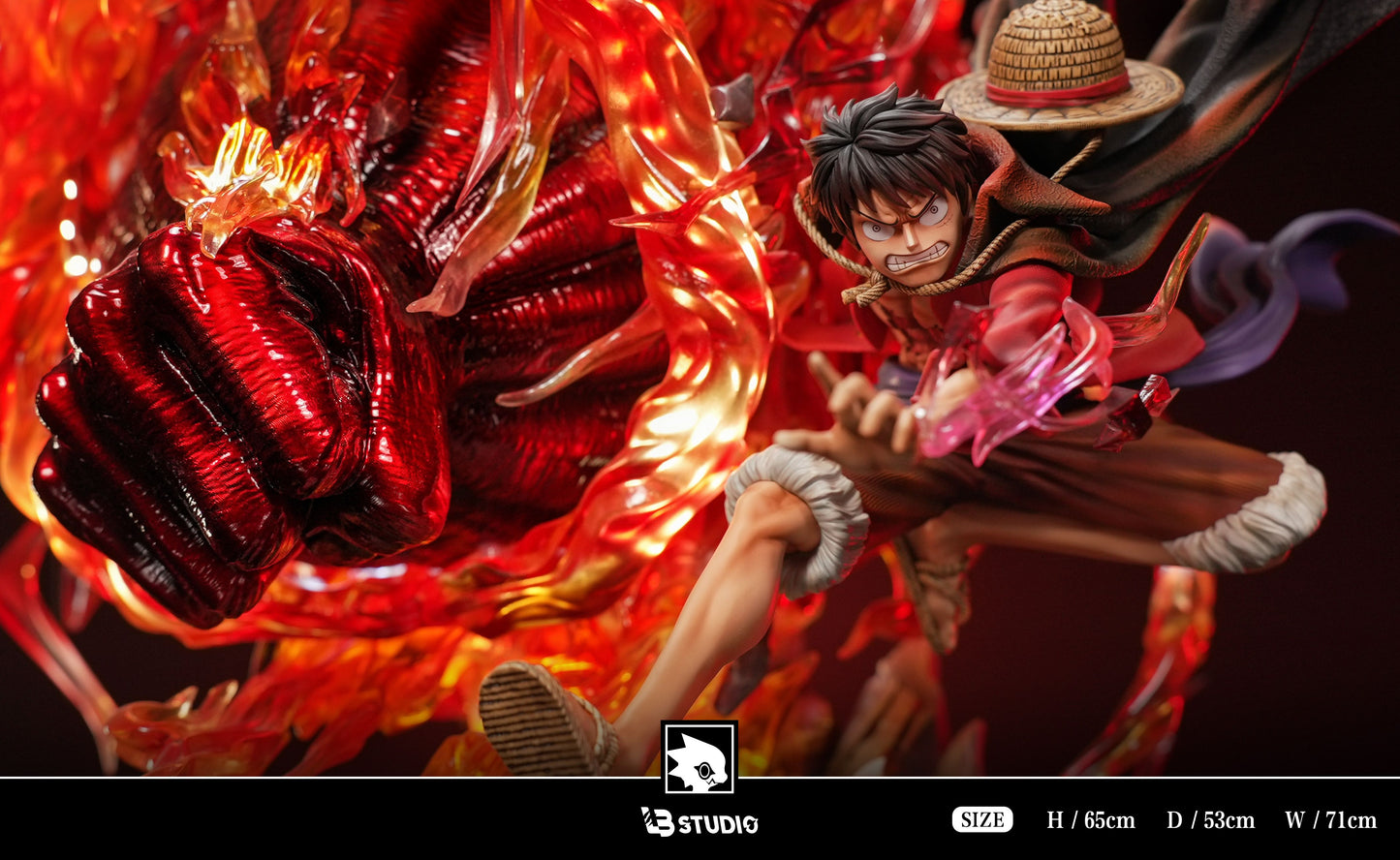 LB STUDIO – ONE PIECE: THREE BROTHERS SERIES 2. RED ROC LUFFY [IN STOCK]