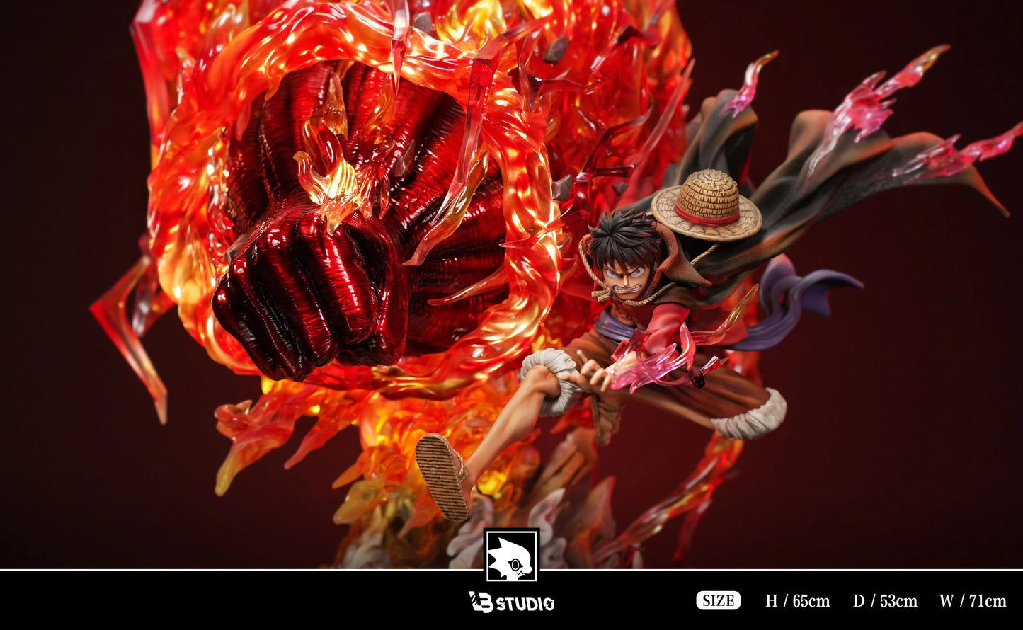 LB STUDIO – ONE PIECE: THREE BROTHERS SERIES 2. RED ROC LUFFY [IN STOCK]