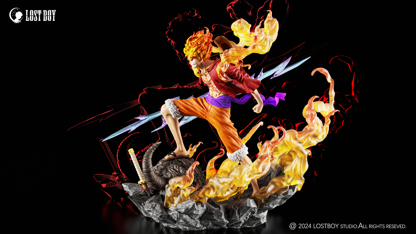 LOST BOY STUDIO – ONE PIECE: ONIGASHIMA ARC 1. NIKA LUFFY (RED VERSION) [IN STOCK]