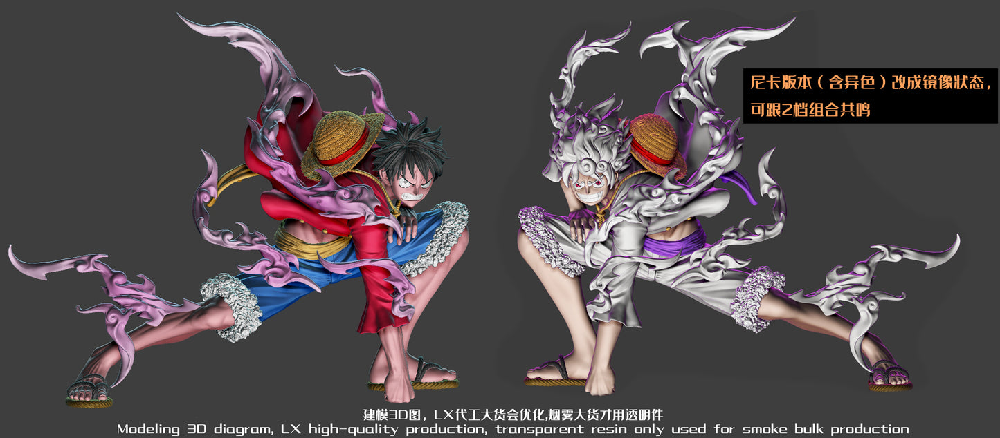 LX x 8X SCOPE STUDIO – ONE PIECE: GEAR SECOND AND GEAR FIFTH NIKA LUFFY [PRE-ORDER]