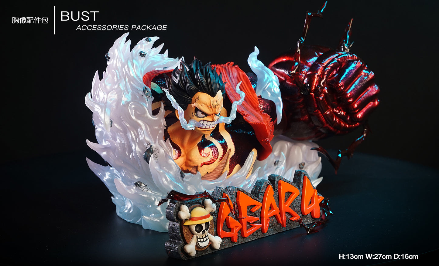 MORE FUN x MONKEY D STUDIO – ONE PIECE: GEAR FOURTH “BOUNDMAN” KONG GUN LUFFY [PRE-ORDER]