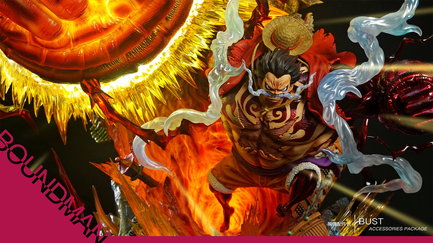 MORE FUN x MONKEY D STUDIO – ONE PIECE: GEAR FOURTH “BOUNDMAN” KONG GUN LUFFY [PRE-ORDER]