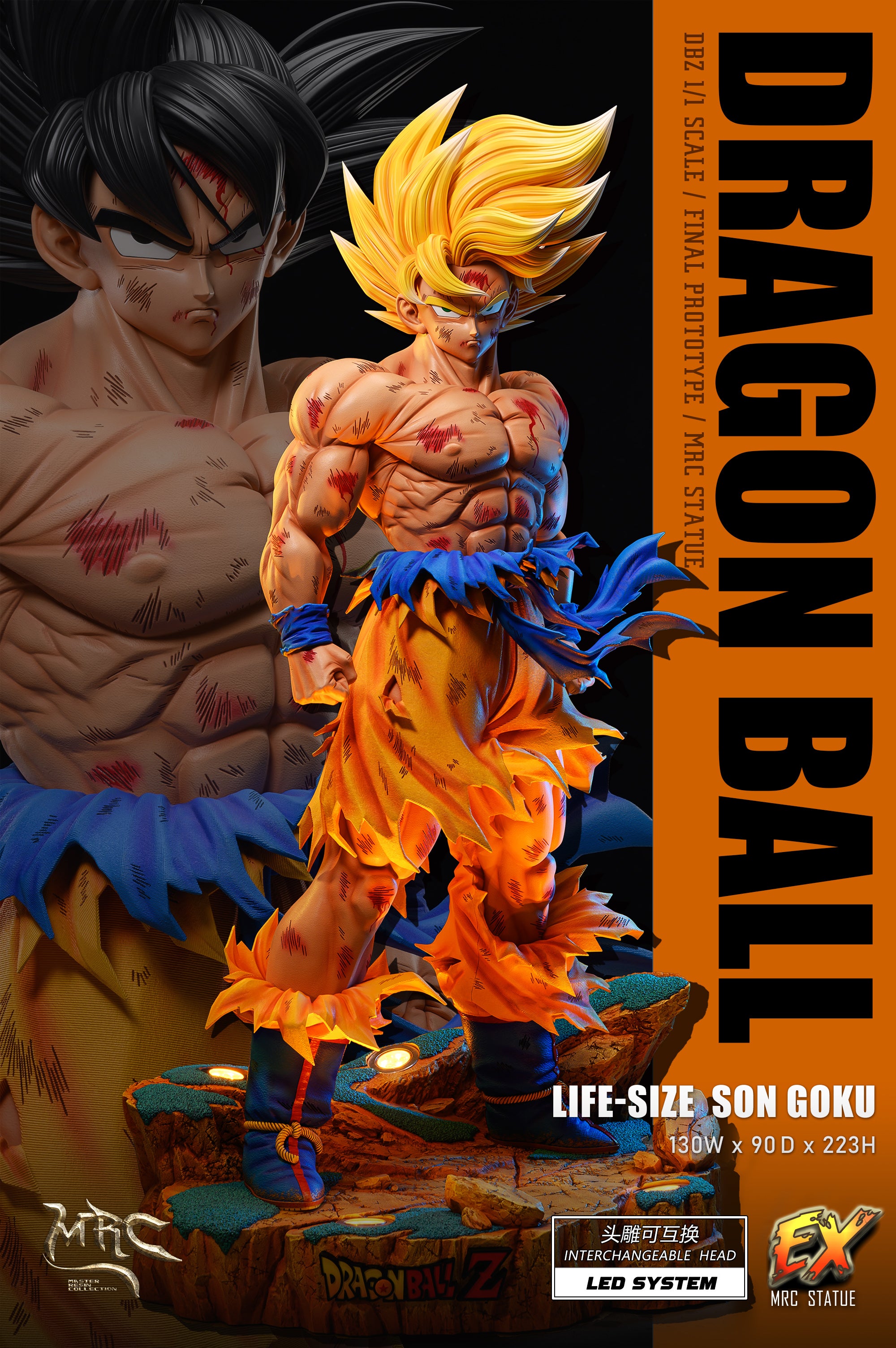 Dragon ball statue store collection