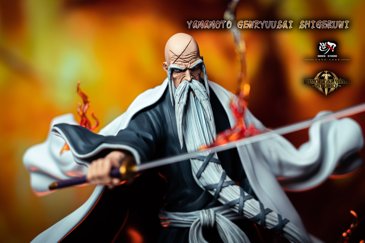 NIREN x I.W STUDIO – BLEACH: TYBW GOTEI 13 SERIES 7. GENRYUSAI YAMAMOTO [IN STOCK]