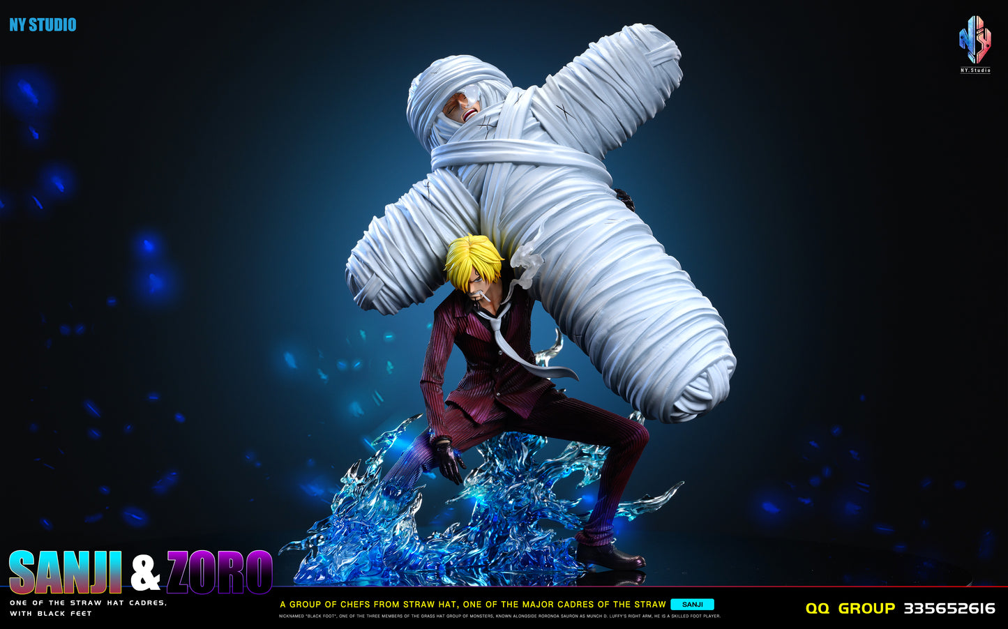 NY STUDIO – ONE PIECE: SANJI CARRYING ZORO [PRE-ORDER]