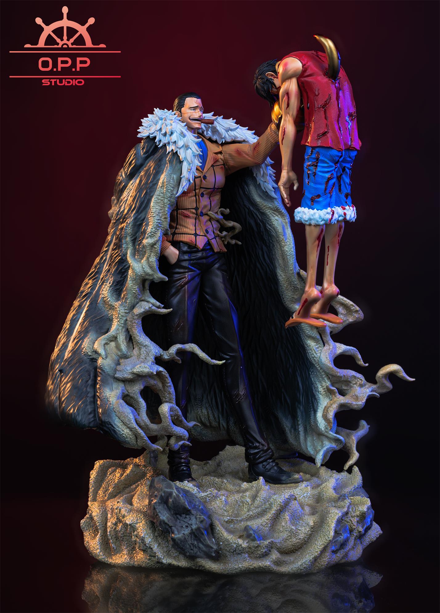 O.P.P STUDIO – ONE PIECE: CLASSIC SCENE SERIES 8. LUFFY VS CROCODILE [IN STOCK]