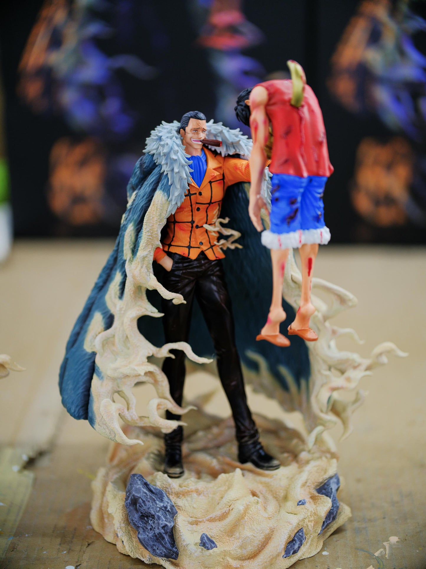 O.P.P STUDIO – ONE PIECE: CLASSIC SCENE SERIES 8. LUFFY VS CROCODILE [IN STOCK]