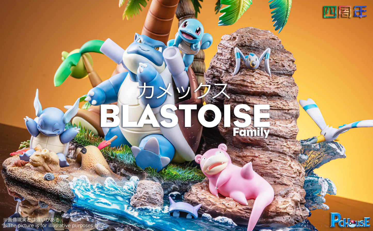 PC HOUSE STUDIO – POKEMON: FOURTH ANNIVERSARY SERIES 1. BLASTOISE FAMILY [PRE-ORDER]