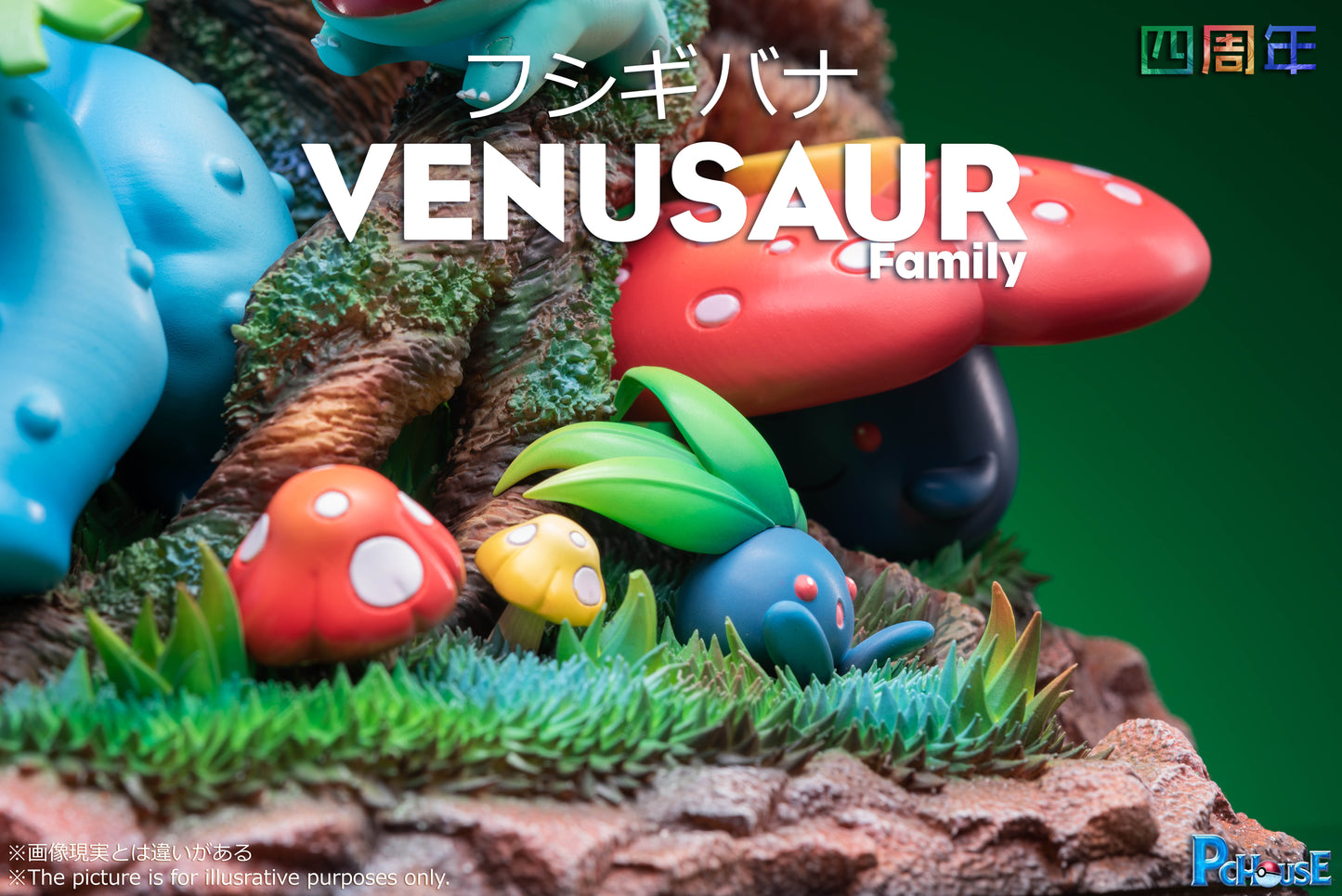 PC HOUSE STUDIO – POKEMON: FOURTH ANNIVERSARY SERIES 3. VENUSAUR FAMILY [PRE-ORDER]