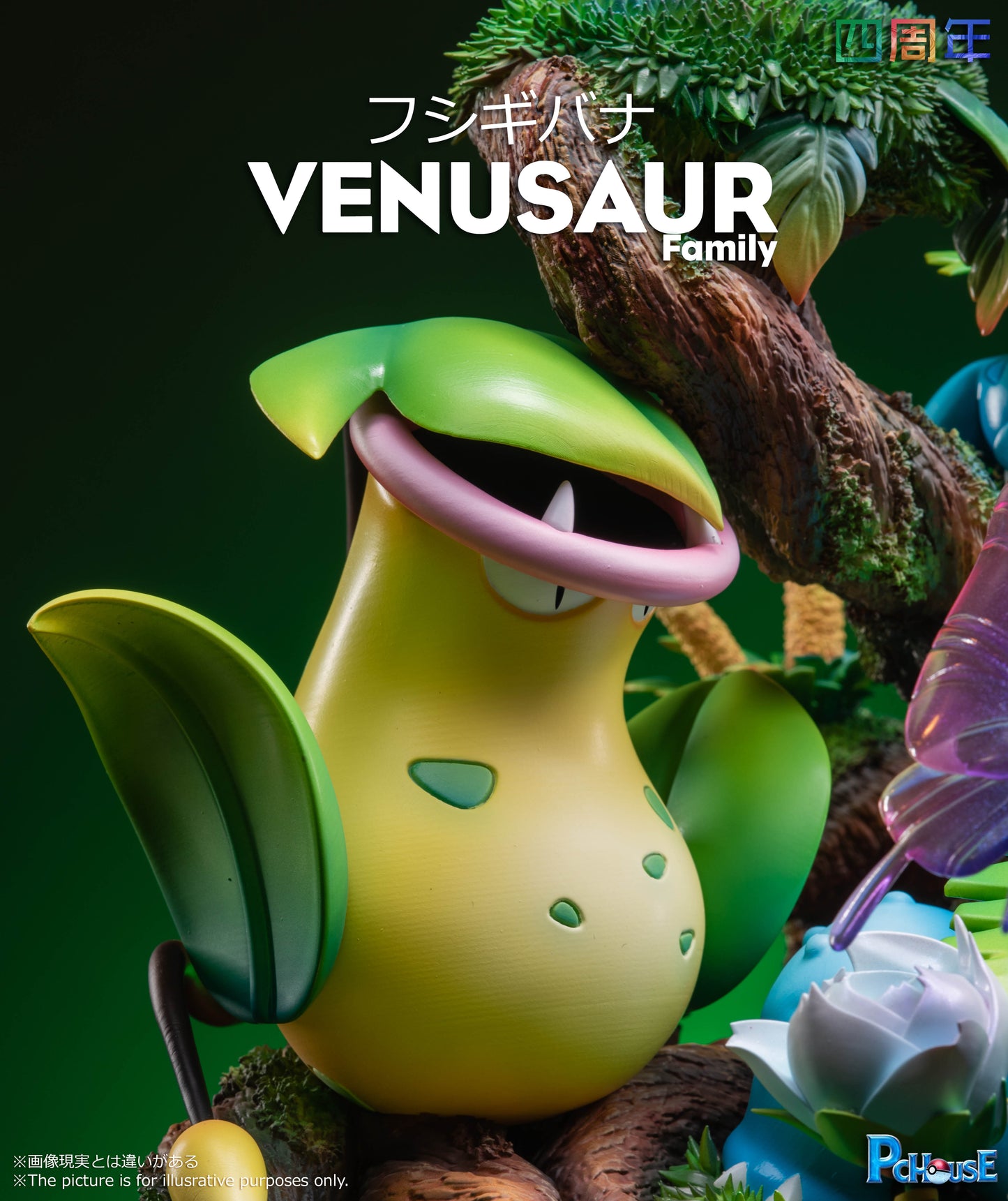 PC HOUSE STUDIO – POKEMON: FOURTH ANNIVERSARY SERIES 3. VENUSAUR FAMILY [PRE-ORDER]