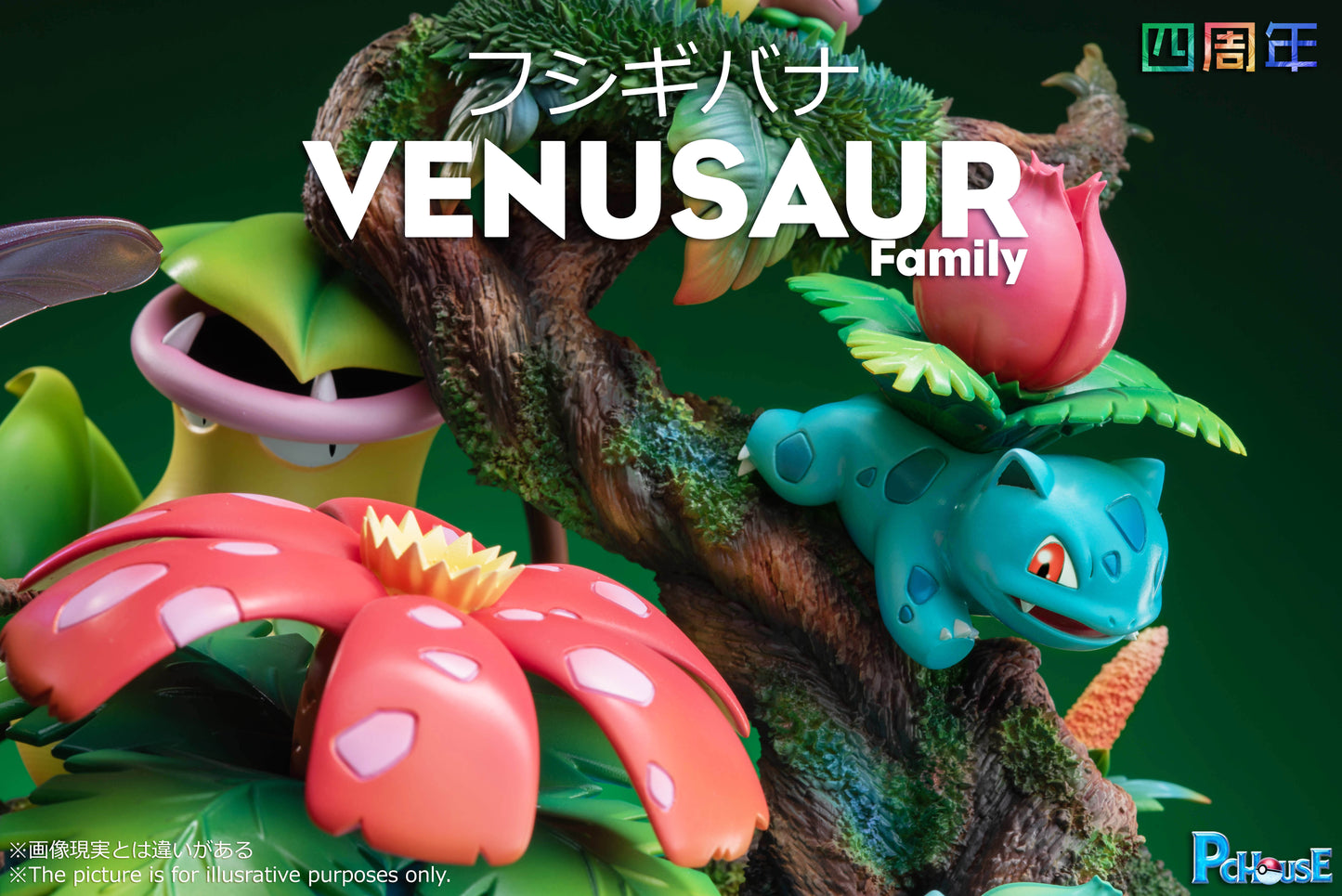 PC HOUSE STUDIO – POKEMON: FOURTH ANNIVERSARY SERIES 3. VENUSAUR FAMILY [PRE-ORDER]