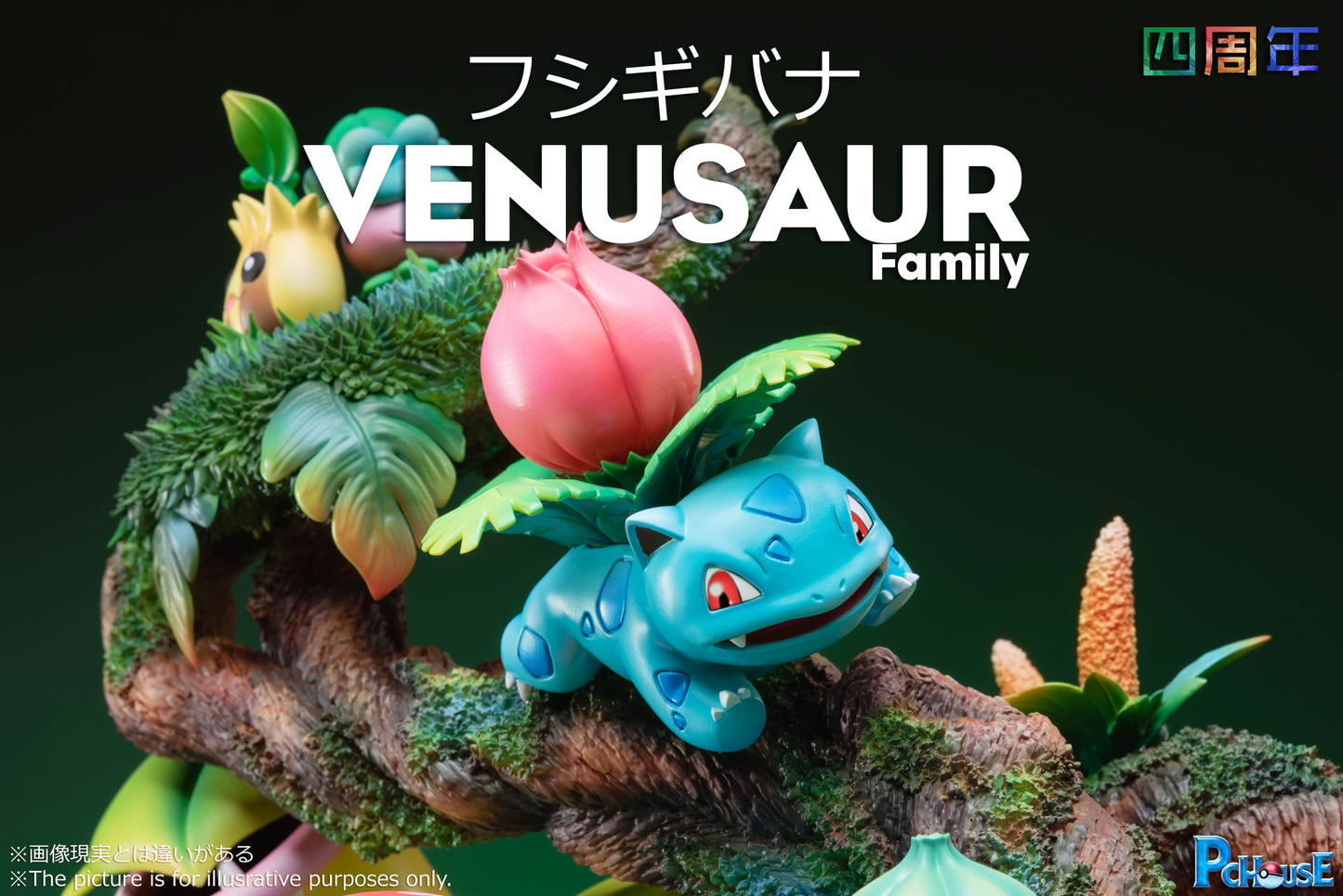 PC HOUSE STUDIO – POKEMON: FOURTH ANNIVERSARY SERIES 3. VENUSAUR FAMILY [PRE-ORDER]