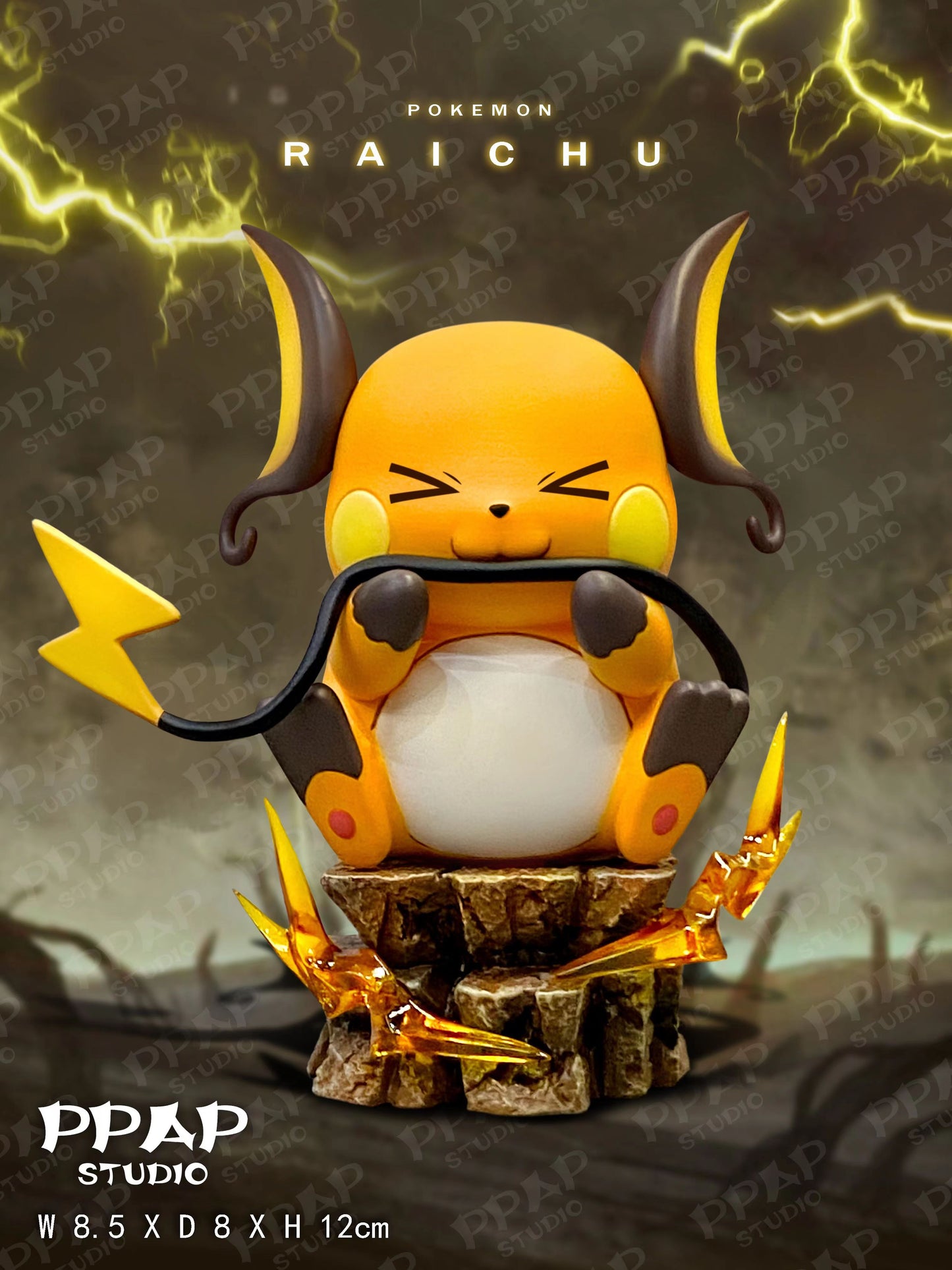 PPAP STUDIO – POKEMON: CHUBBY SERIES, RAICHU [IN STOCK]