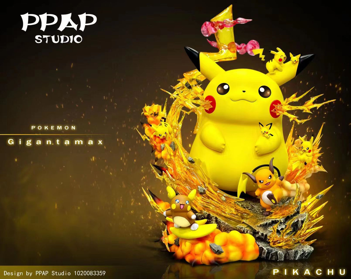 PPAP STUDIO – POKEMON: GIGANTAMAX EVOLUTION SERIES 4. PIKACHU [PRE-ORDER]