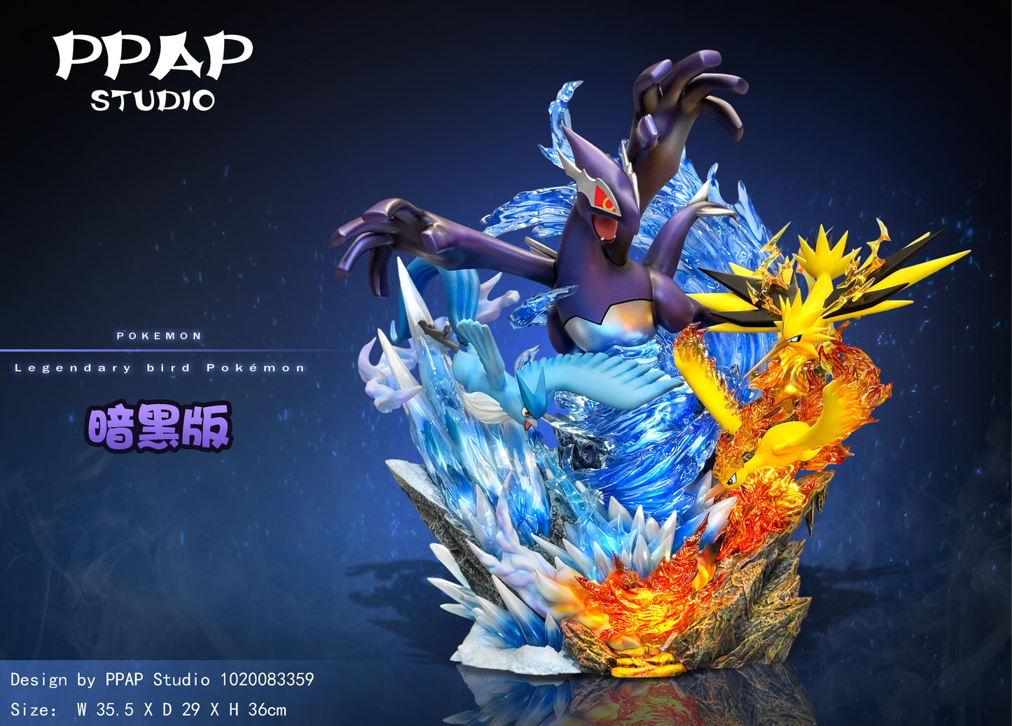 PPAP STUDIO – POKEMON: LEGENDARY SERIES 2. LEGENDARY BIRDS, LUGIA, MOLTRES, ARTICUNO AND ZAPDOS [IN STOCK]