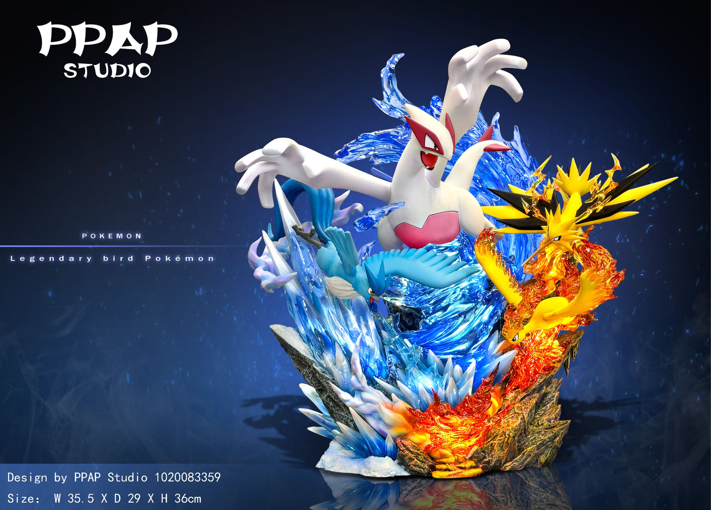 PPAP STUDIO – POKEMON: LEGENDARY SERIES 2. LEGENDARY BIRDS, LUGIA, MOLTRES, ARTICUNO AND ZAPDOS [IN STOCK]