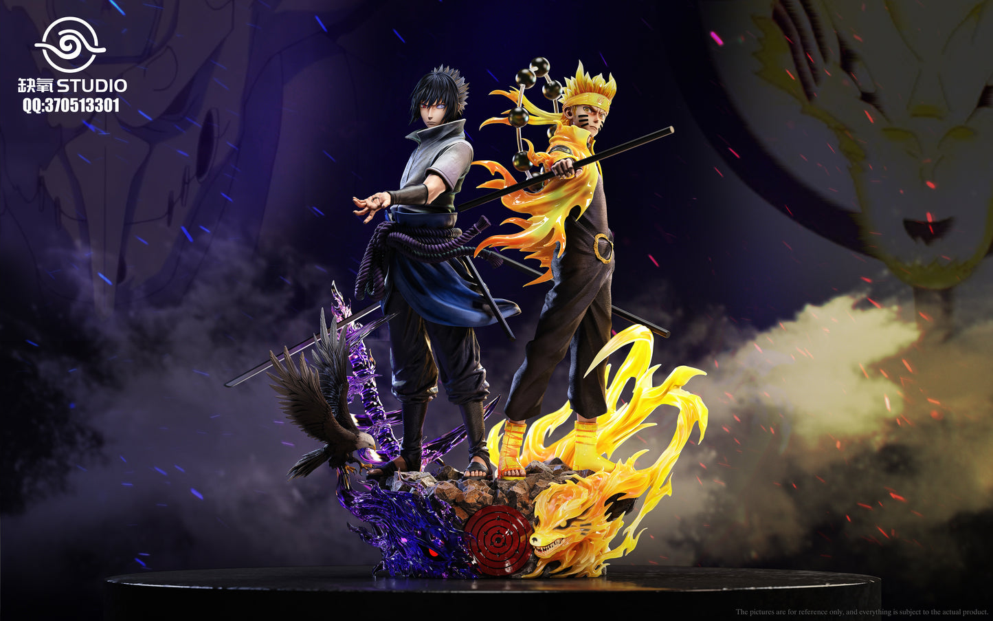 QUE YANG STUDIO – NARUTO: NARUTO UZUMAKI AND SASUKE UCHIHA [IN STOCK]