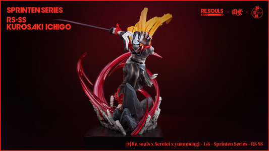 RE.SOULS STUDIO – BLEACH: SPRINTEN SERIES HUECO MUNDO ARC 1. COMPLETE HOLLOWFICATION ICHIGO [IN STOCK]